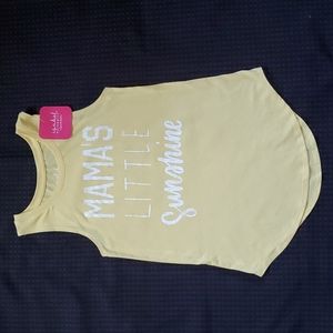 Isabel Maternity, Mama's little Sunshine, yellow, tanktop, size XS